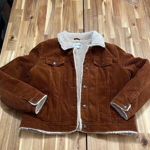 Vigoss Sherpa Lined Courdoroy Jacket